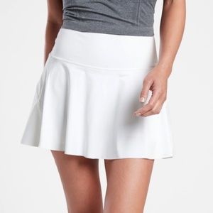 Athleta Ace Tennis Skort 13.5" white